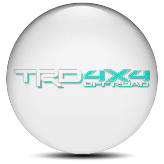 Toyota TRD Wheel Emblems Premium Resin