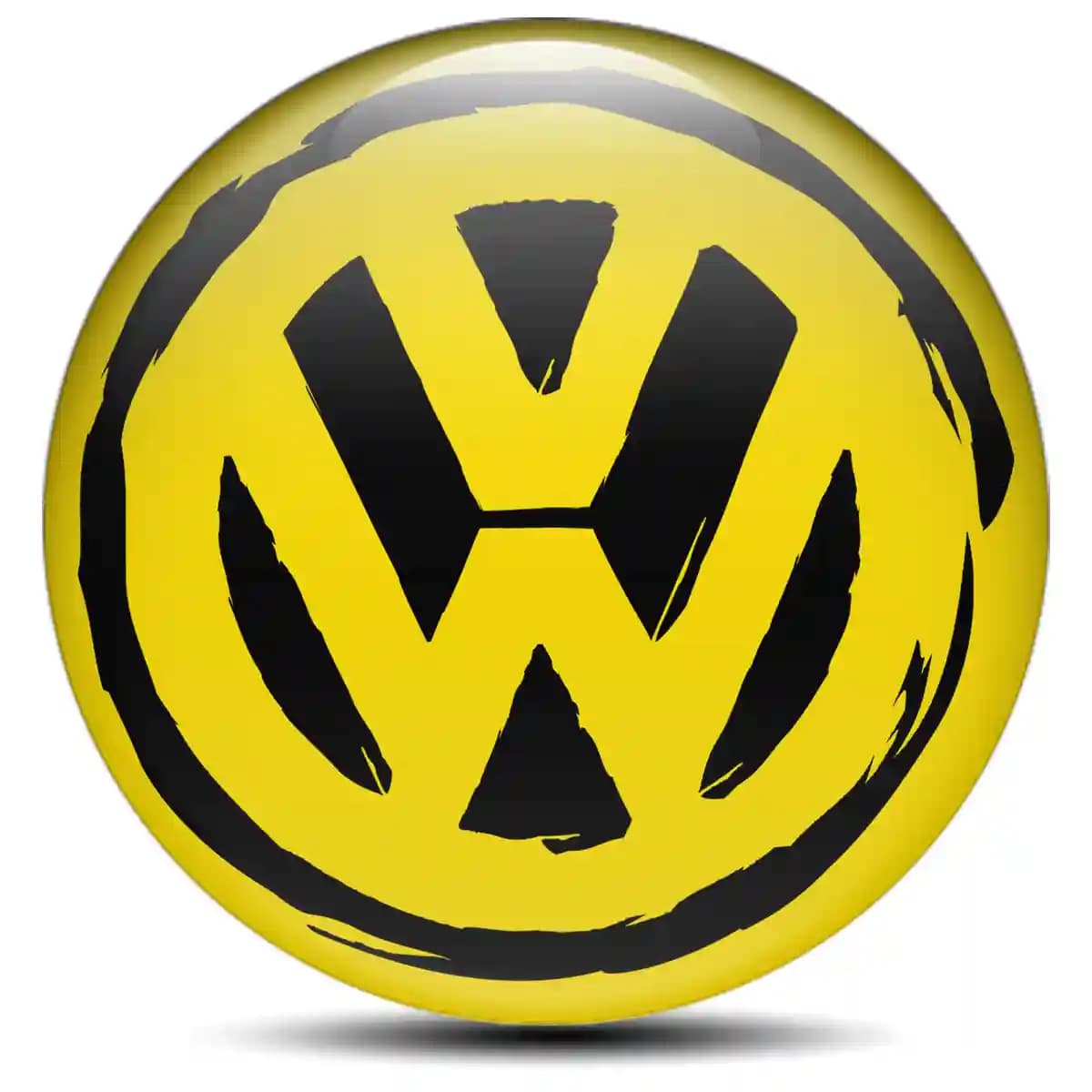 VW Domed Emblem Self-Adhesive Premium Edition