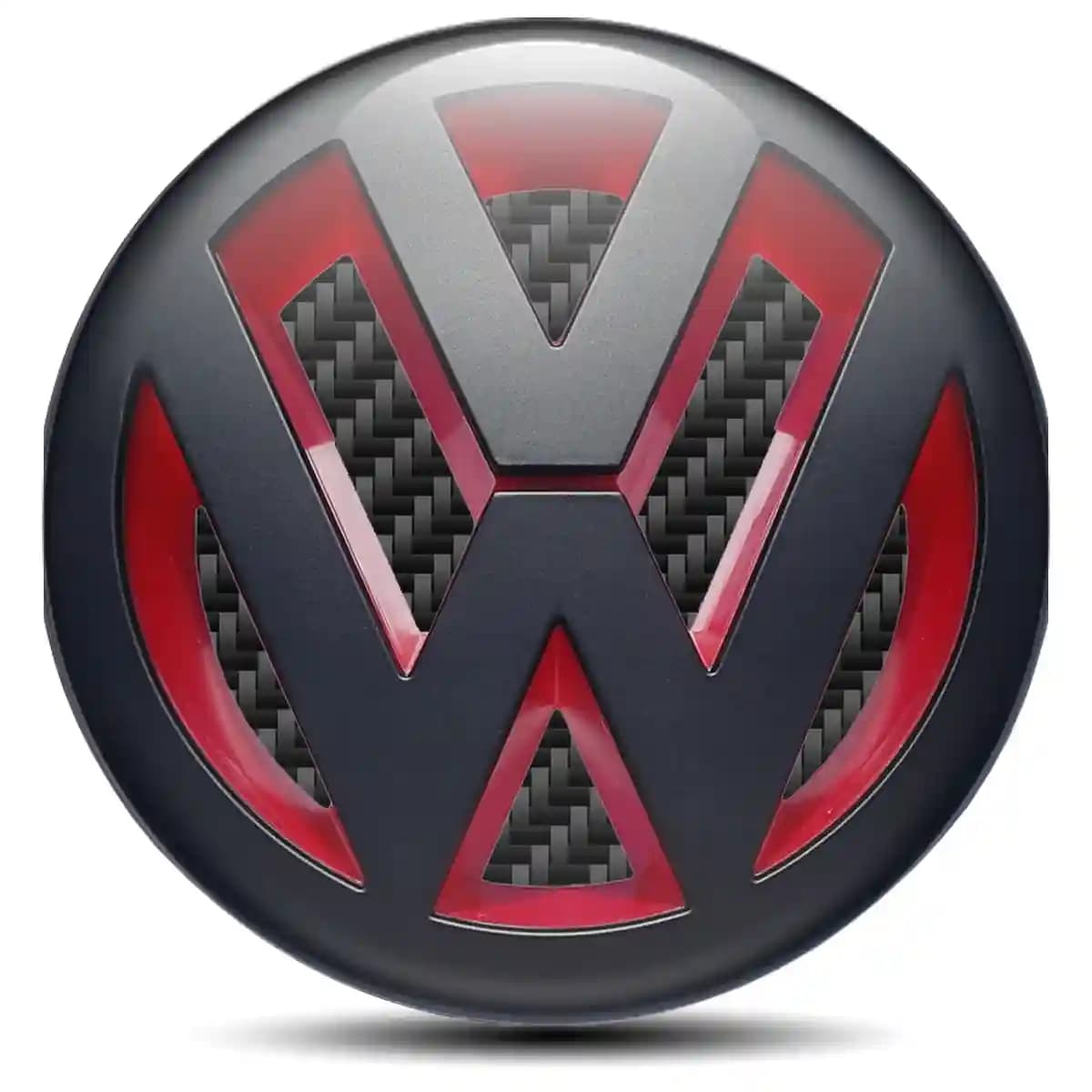 VW Domed Emblem Self-Adhesive Stylish Design