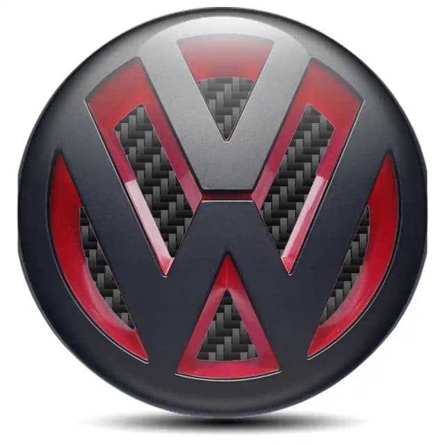 VW Domed Emblem Self-Adhesive Stylish Design