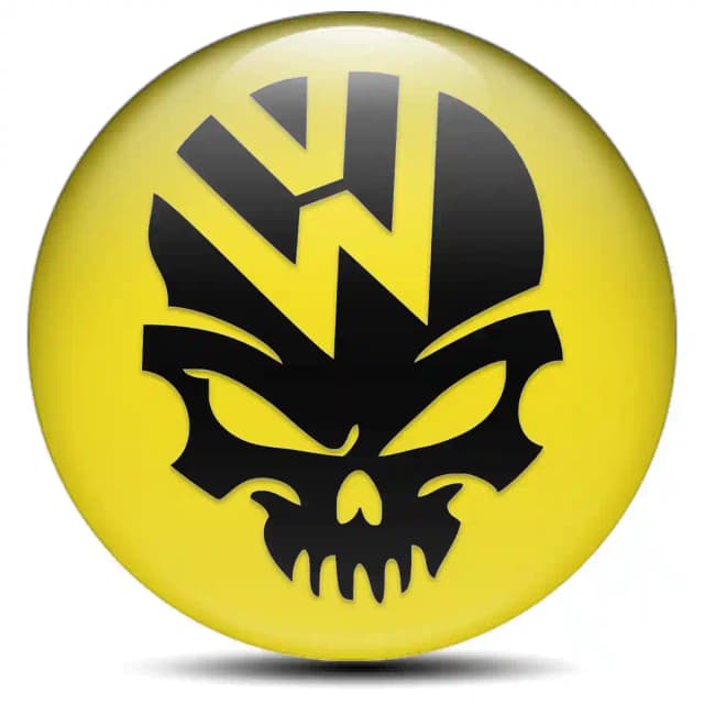 VW Domed Sticker Self-Adhesive High Quality