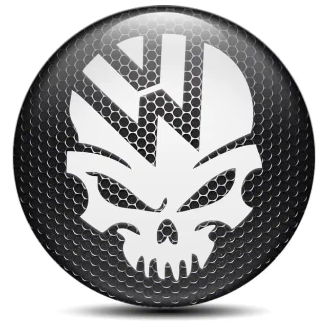 VW Domed Sticker Self-Adhesive Premium Edition