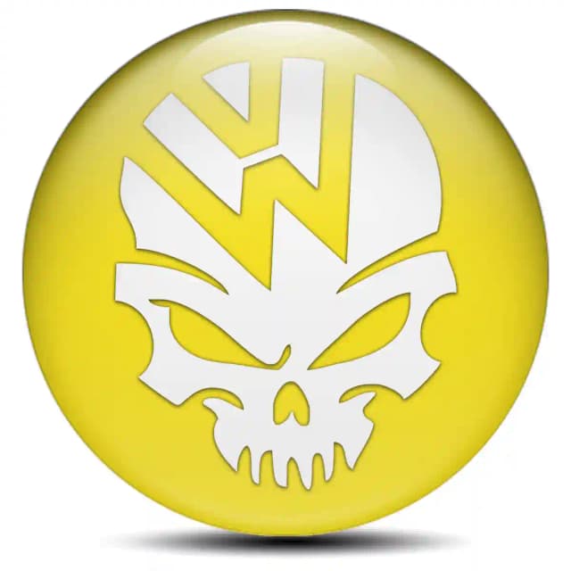 VW Domed Sticker Self-Adhesive Stylish Design