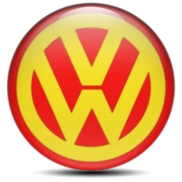 VW Domed Sticker Stylish Design