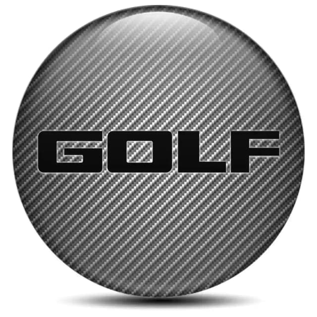 VW Golf Badge Emblems Center Cap Stylish Design
