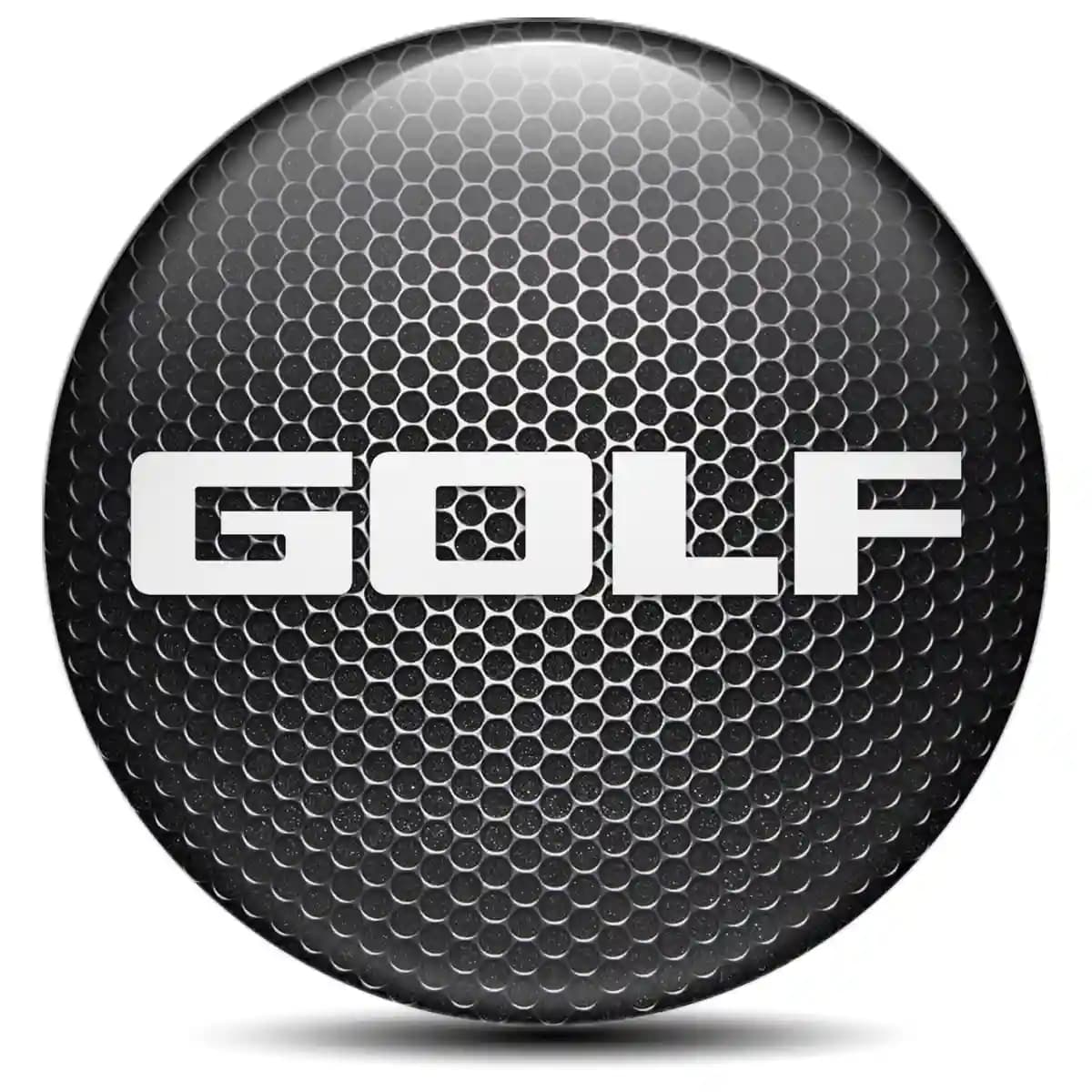 VW Golf Domed Emblem Self-Adhesive Stylish Design