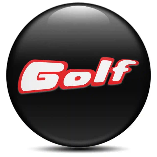 VW Golf Domed Emblem Stylish Design