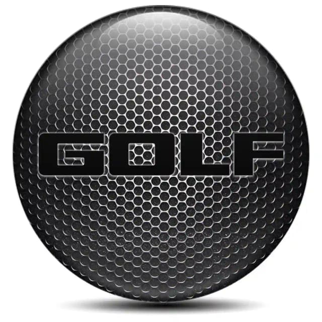 VW Golf Emblem Badge Stylish Design