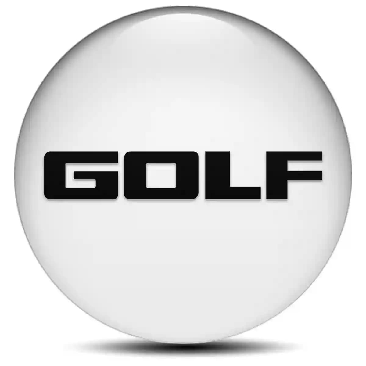 VW Golf Emblem Center Hub Cap Self-Adhesive Stylish Design