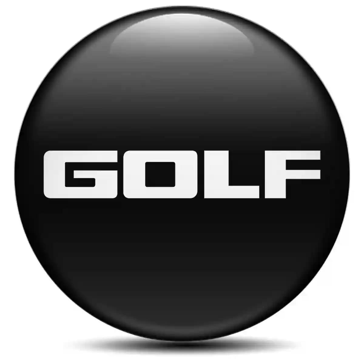 VW Golf Logo Emblem Stylish Design