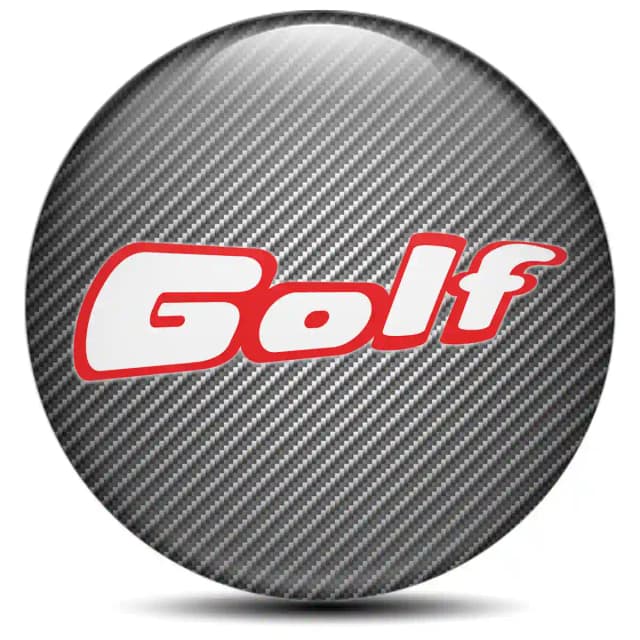 VW Golf Logo Sticker Stylish Design
