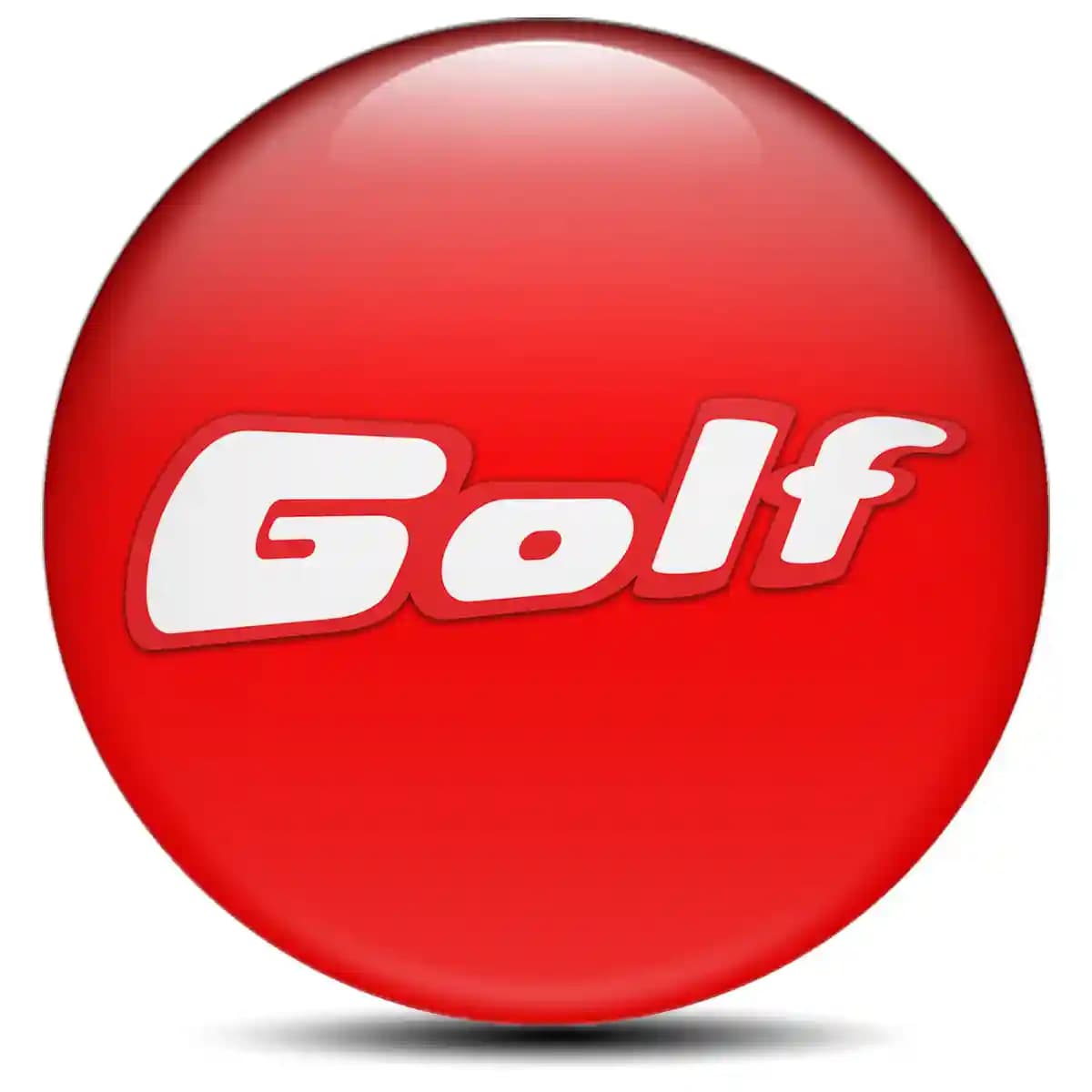 VW Golf Wheel Emblem Self-Adhesive Stylish Design