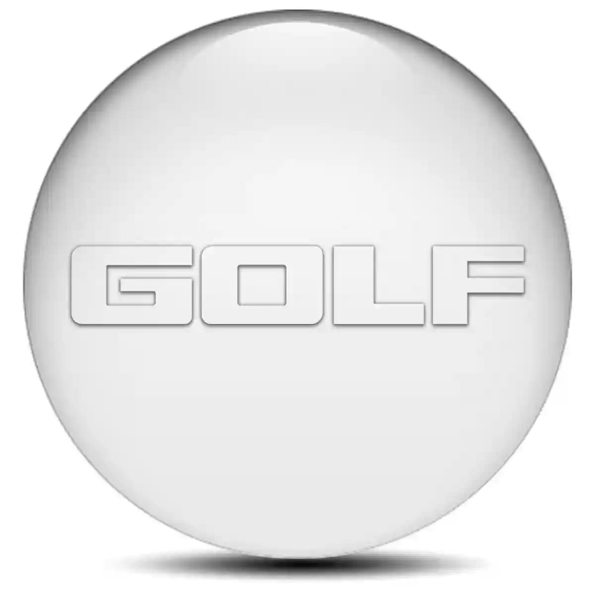 VW Golf Wheel Emblems Stylish Design