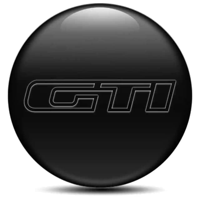 VW GTI Badge Emblems Center Cap Stylish Design