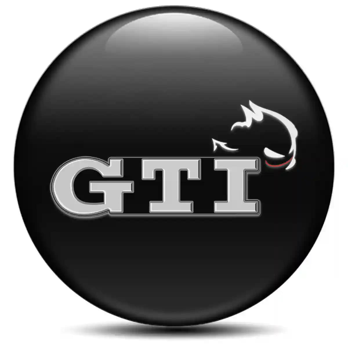 VW GTI Domed Sticker Self-Adhesive High Quality