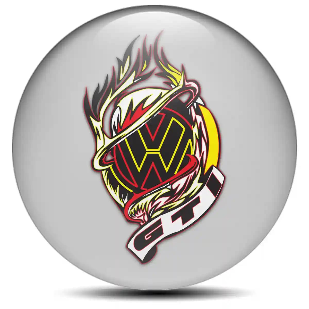 VW GTI Emblem Center Hub Cap Self-Adhesive High Quality