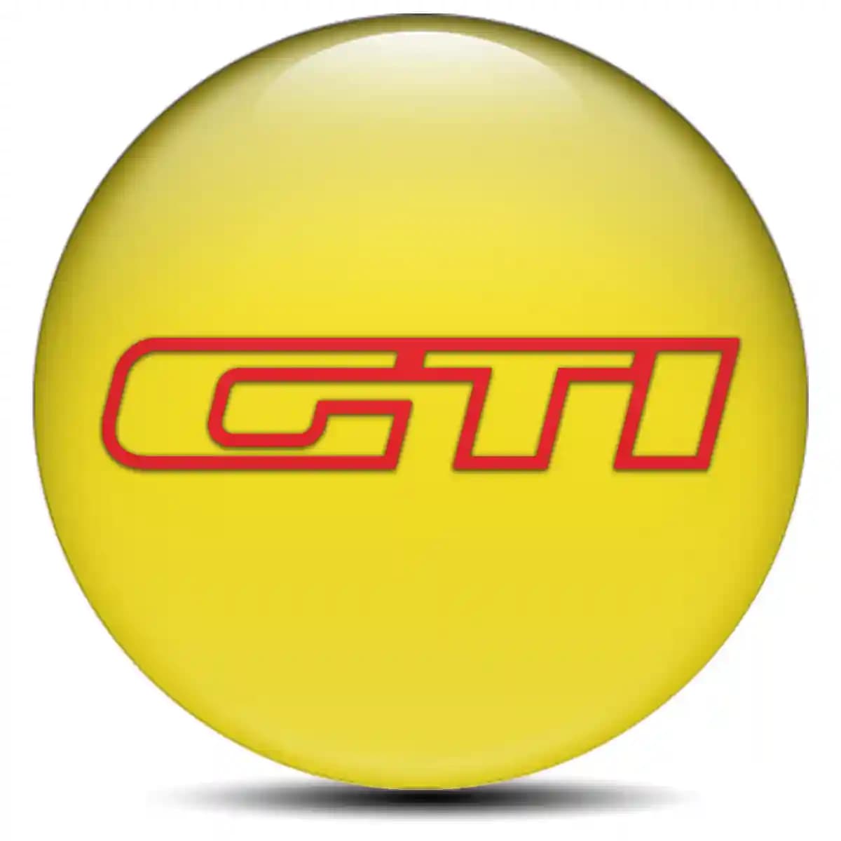 VW GTI Emblem Center Hub Cap Self-Adhesive Stylish Design