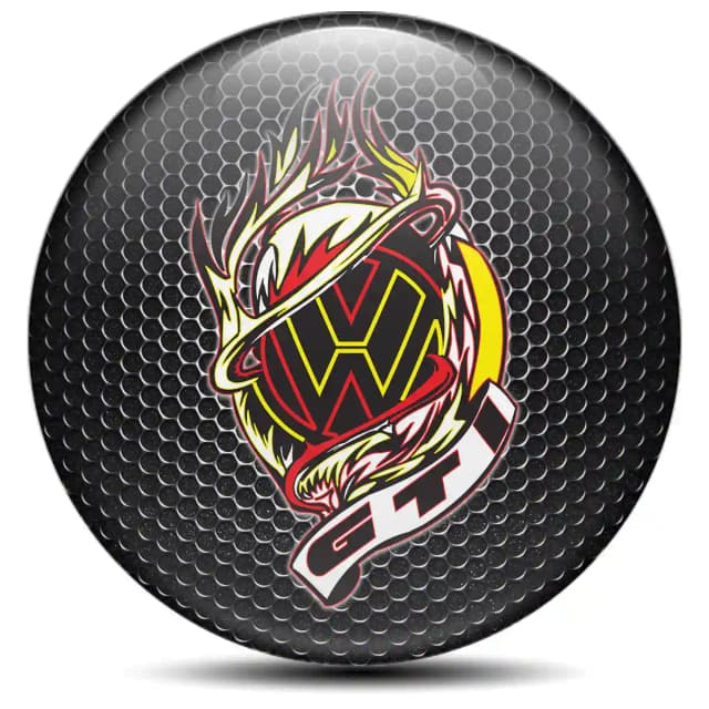 VW GTI Emblem Center Hup Cap High Quality