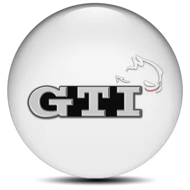 VW GTI Logo Sticker High Quality