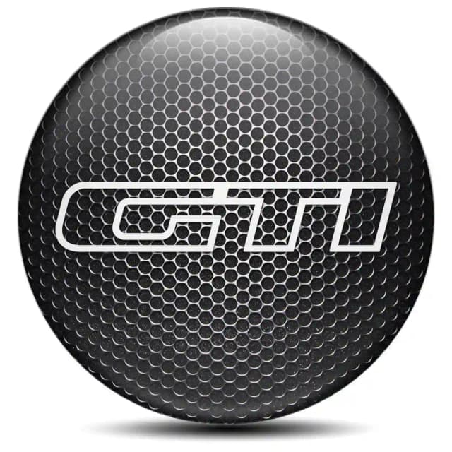 VW GTI Wheel Emblem Self-Adhesive Stylish Design