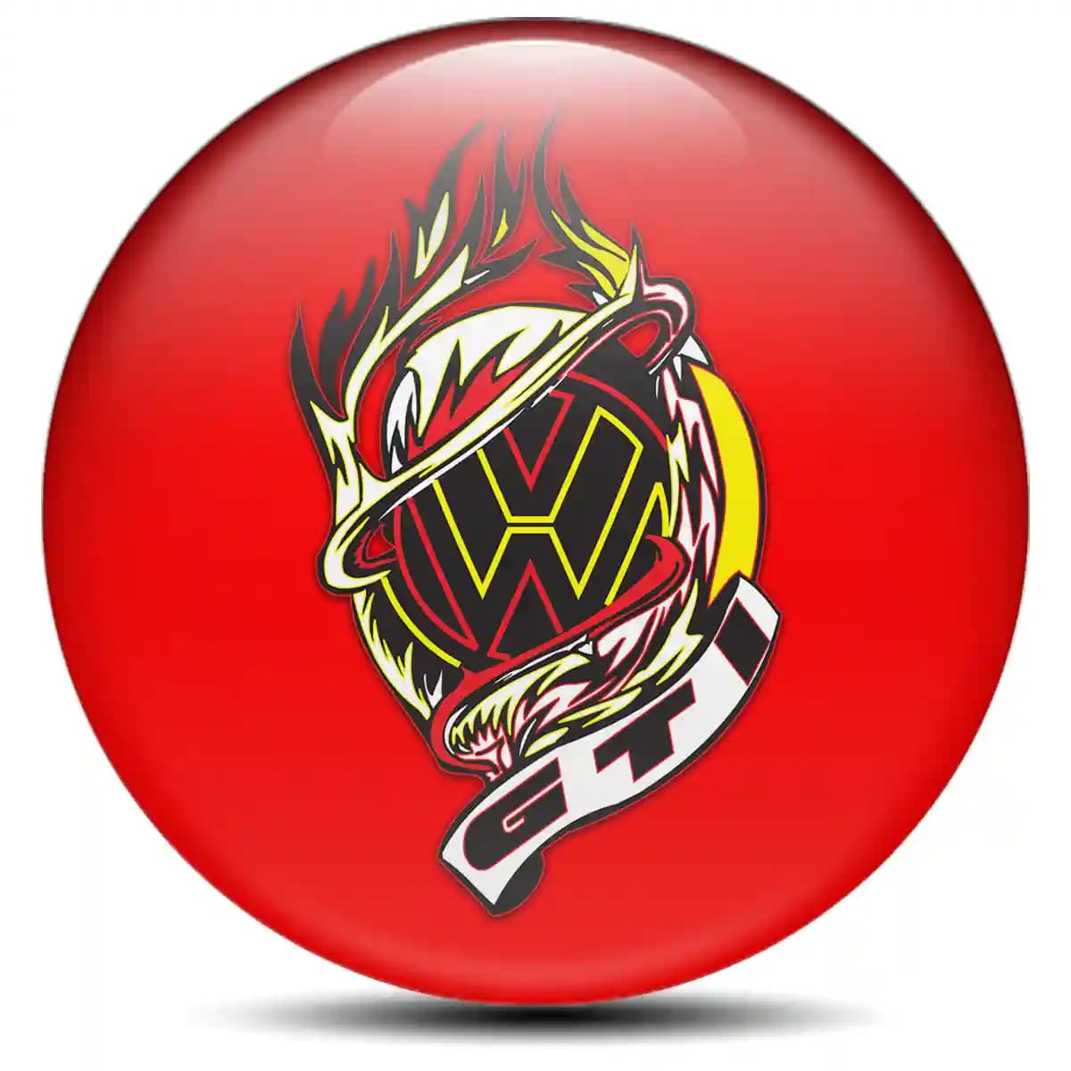 VW GTI Wheel Emblems High Quality