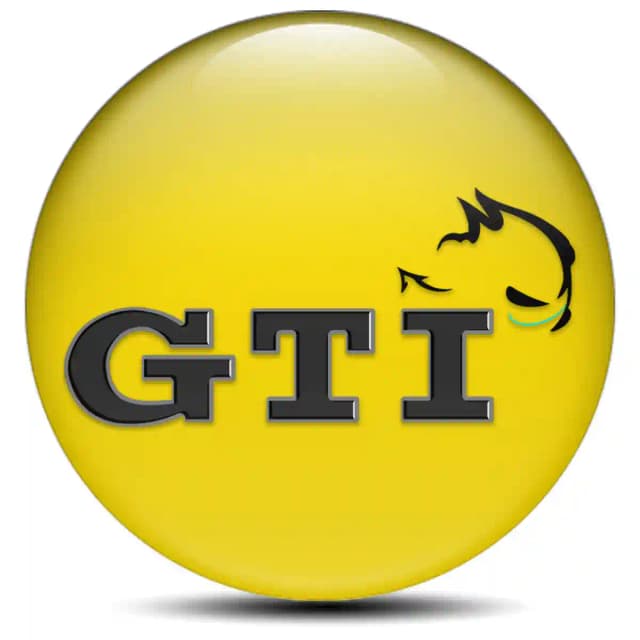 VW Logo Sticker Stylish Design