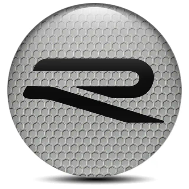 VW R Line Domed Emblem Self-Adhesive High Quality