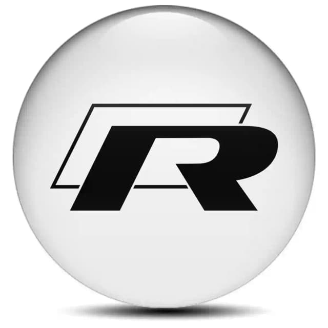 VW R Line Domed Sticker High Quality