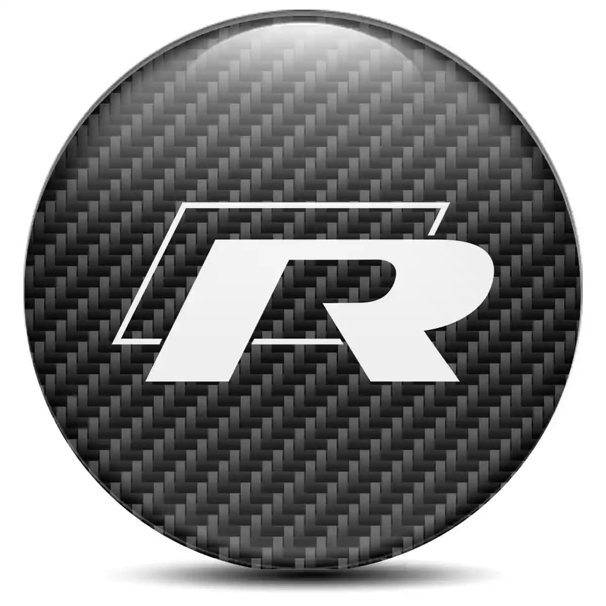 VW R Line Domed Sticker Self-Adhesive Stylish Design