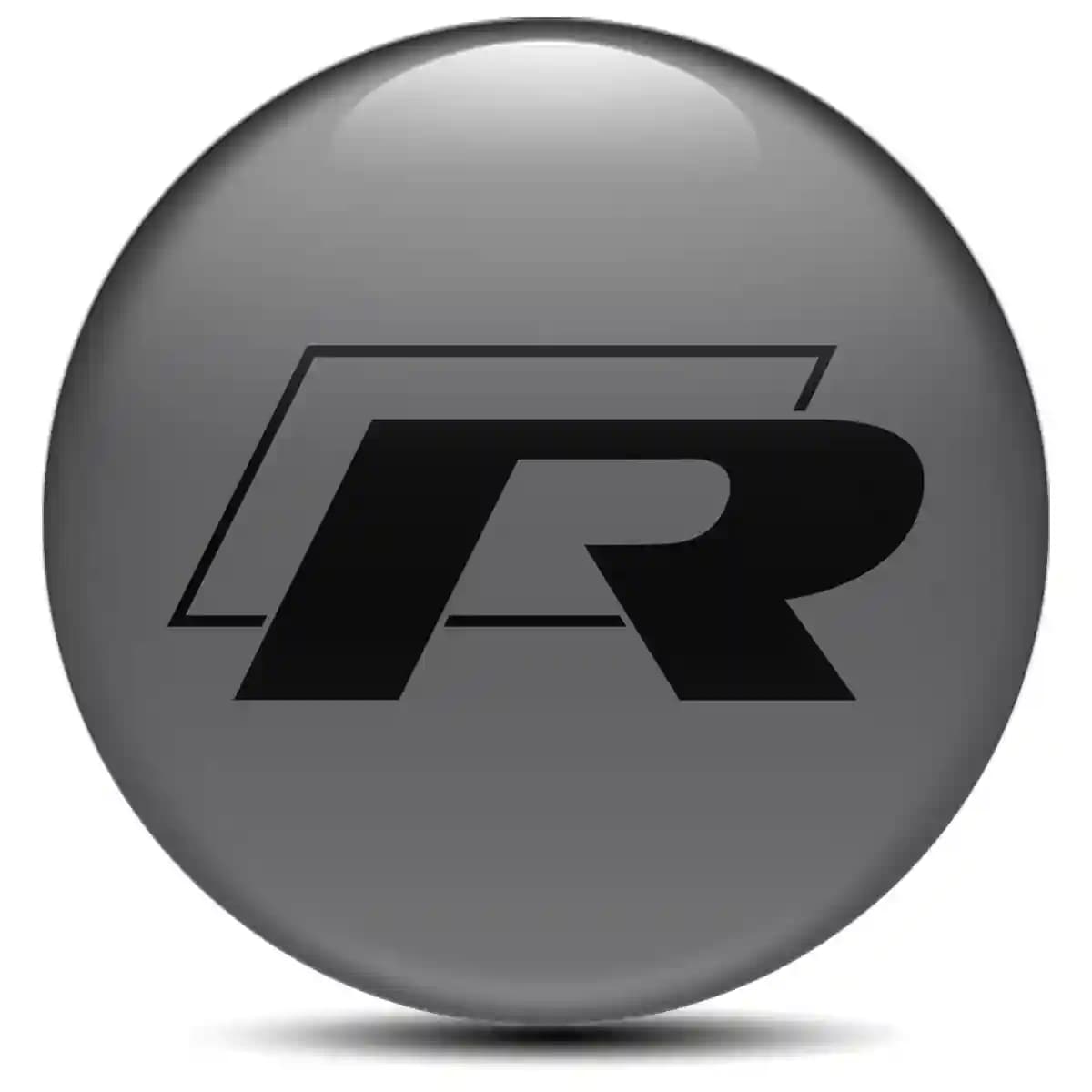 VW R Line Domed Sticker Stylish Design