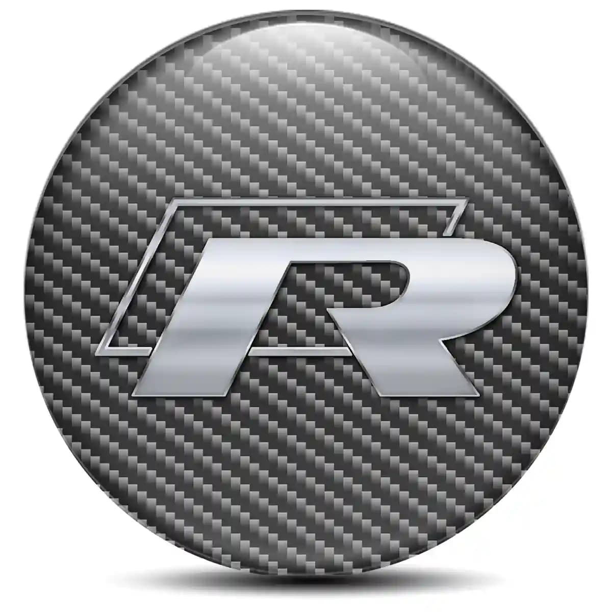 VW R Line Emblem Badge Self-Adhesive Stylish Design