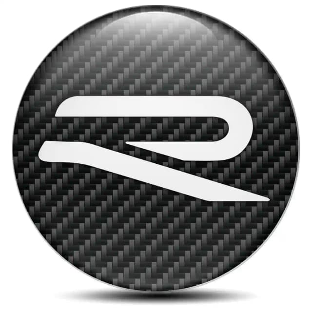 VW R Line Emblem Wheel Center Caps High Quality