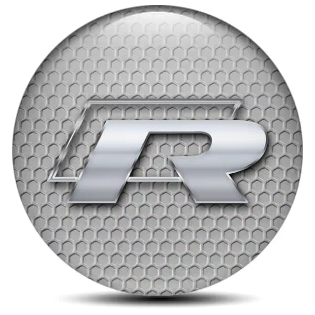 VW R Line Logo Emblem High Quality
