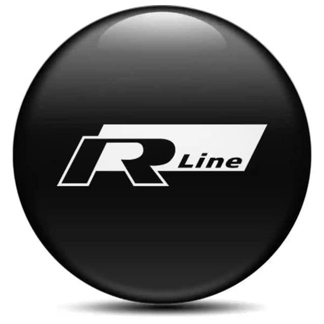VW R Line Logo Sticker High Quality