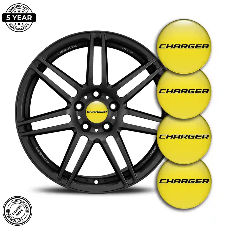Dodge Charger Domed Sticker Stylish Design | Impossible Stickers