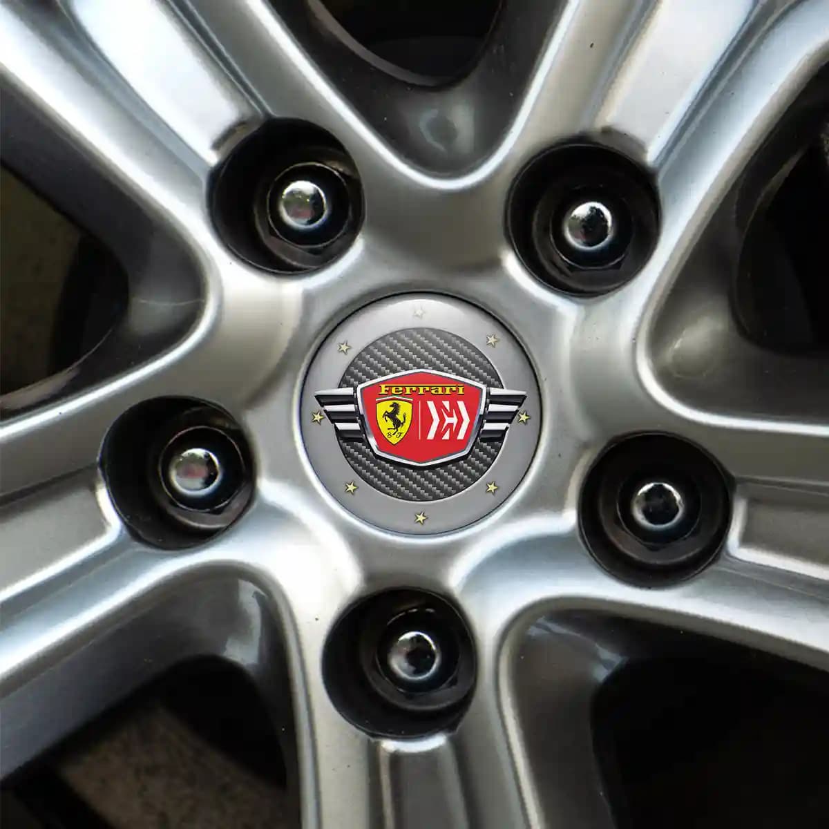 Ferrari Sticker Epoxy 3D Gel Stylish Design | Impossible Stickers