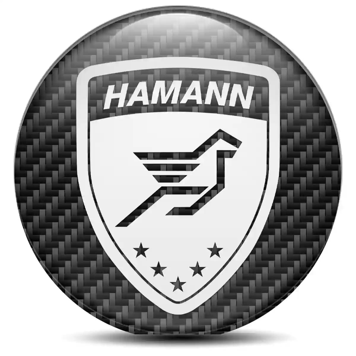 Hamann Domed Sticker Self-Adhesive Stylish Design | Impossible Stickers