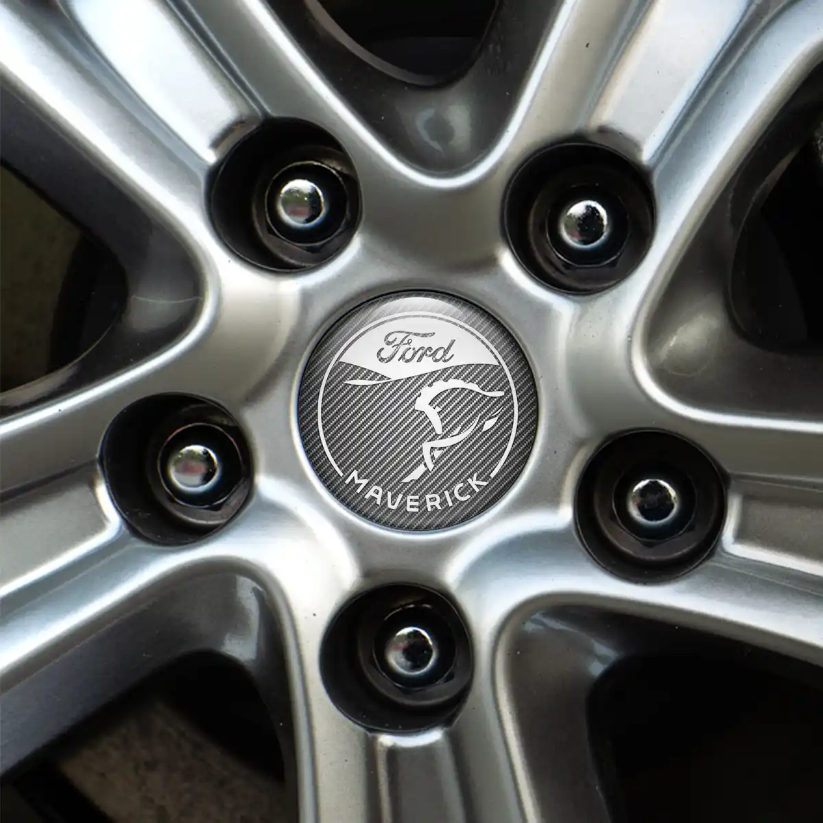 Ford Maverick Silicone Emblem Self-Adhesive Stylish Design