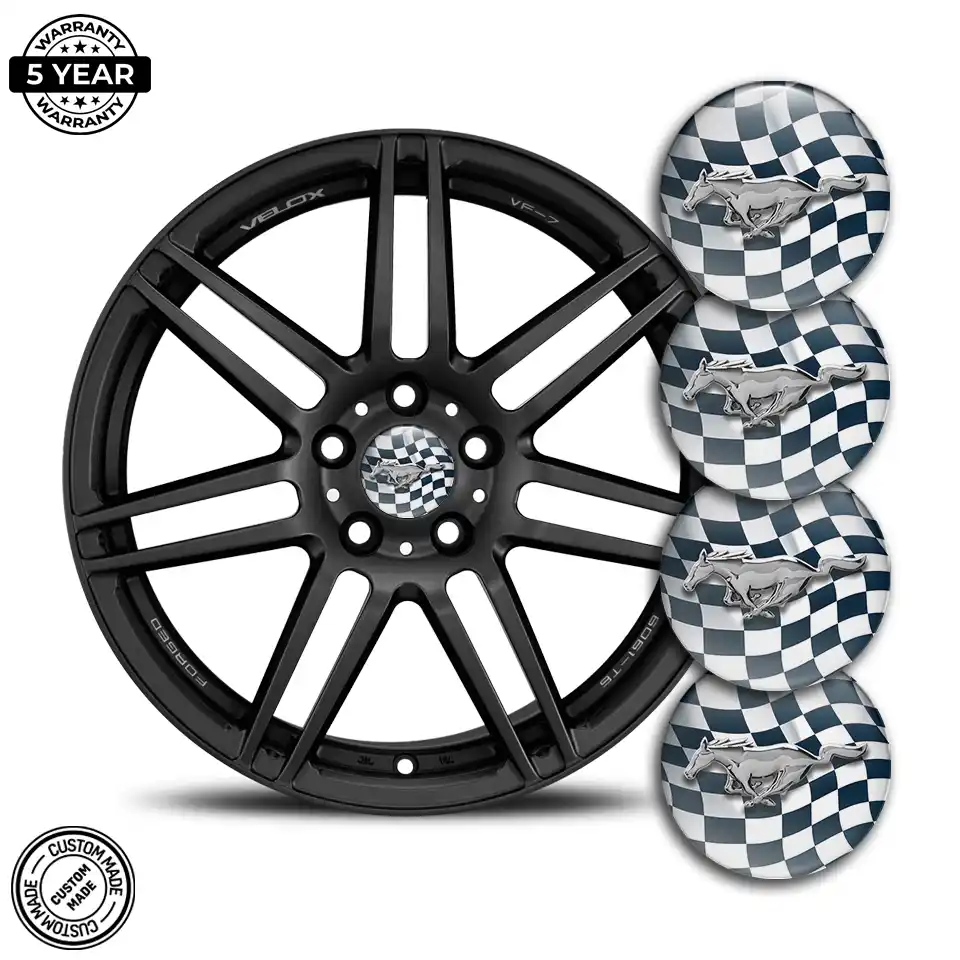 Ford Mustang Domed Sticker Self-Adhesive Limited Edition