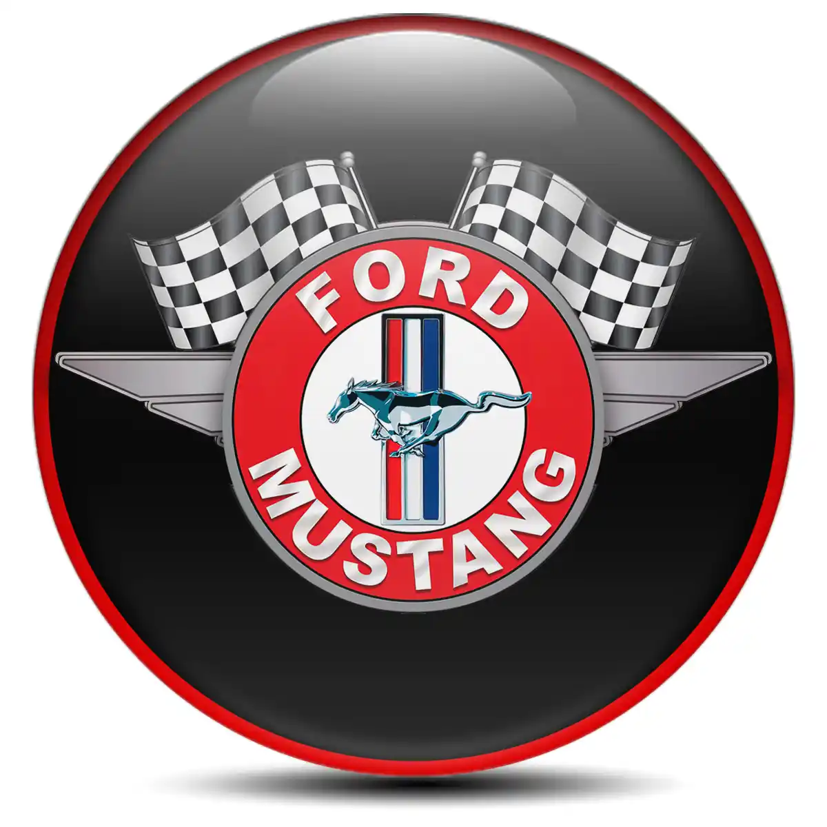 Ford Mustang Silicone Emblem Self-Adhesive Limited Edition