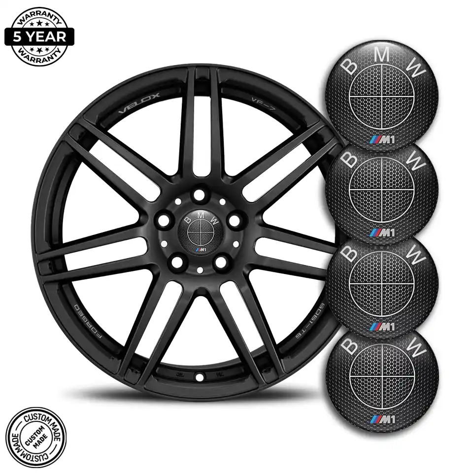 BMW M1 Wheel Emblems Stylish Design
