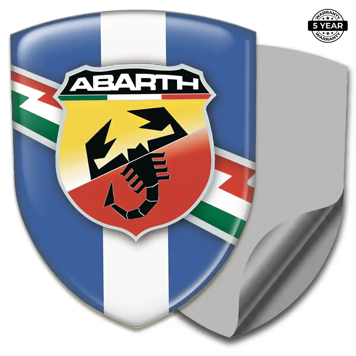 Abarth 3D Badge Sticker Auto Tuning