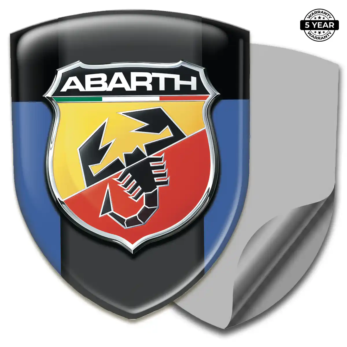 Abarth 3D Badge Sticker Exterior Luxe