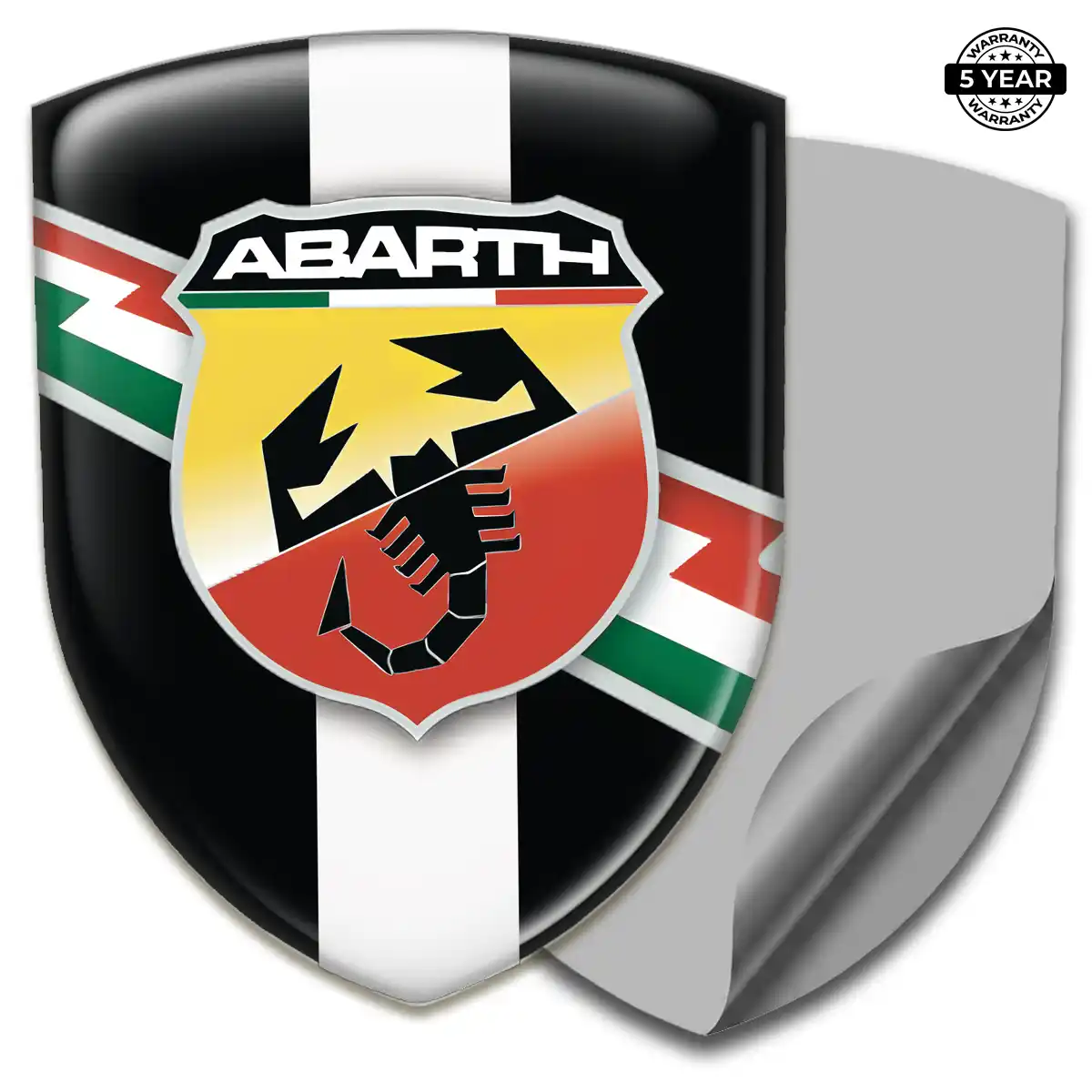 Abarth 3D Badge Sticker Noble Edition