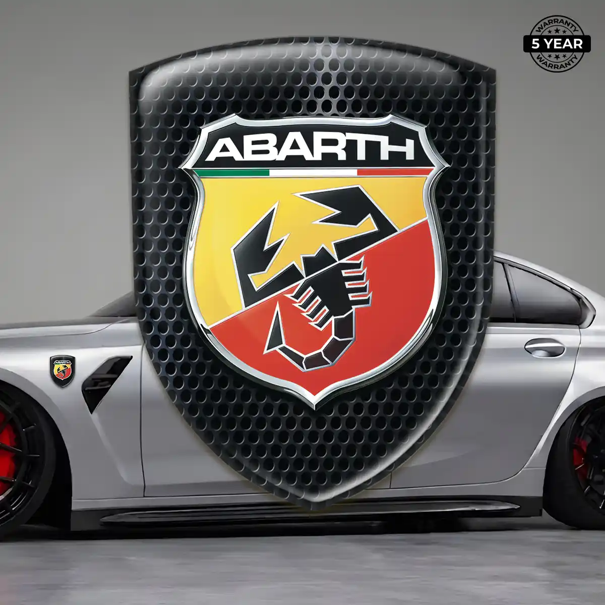 Abarth 3D Badge Sticker Prestige Line