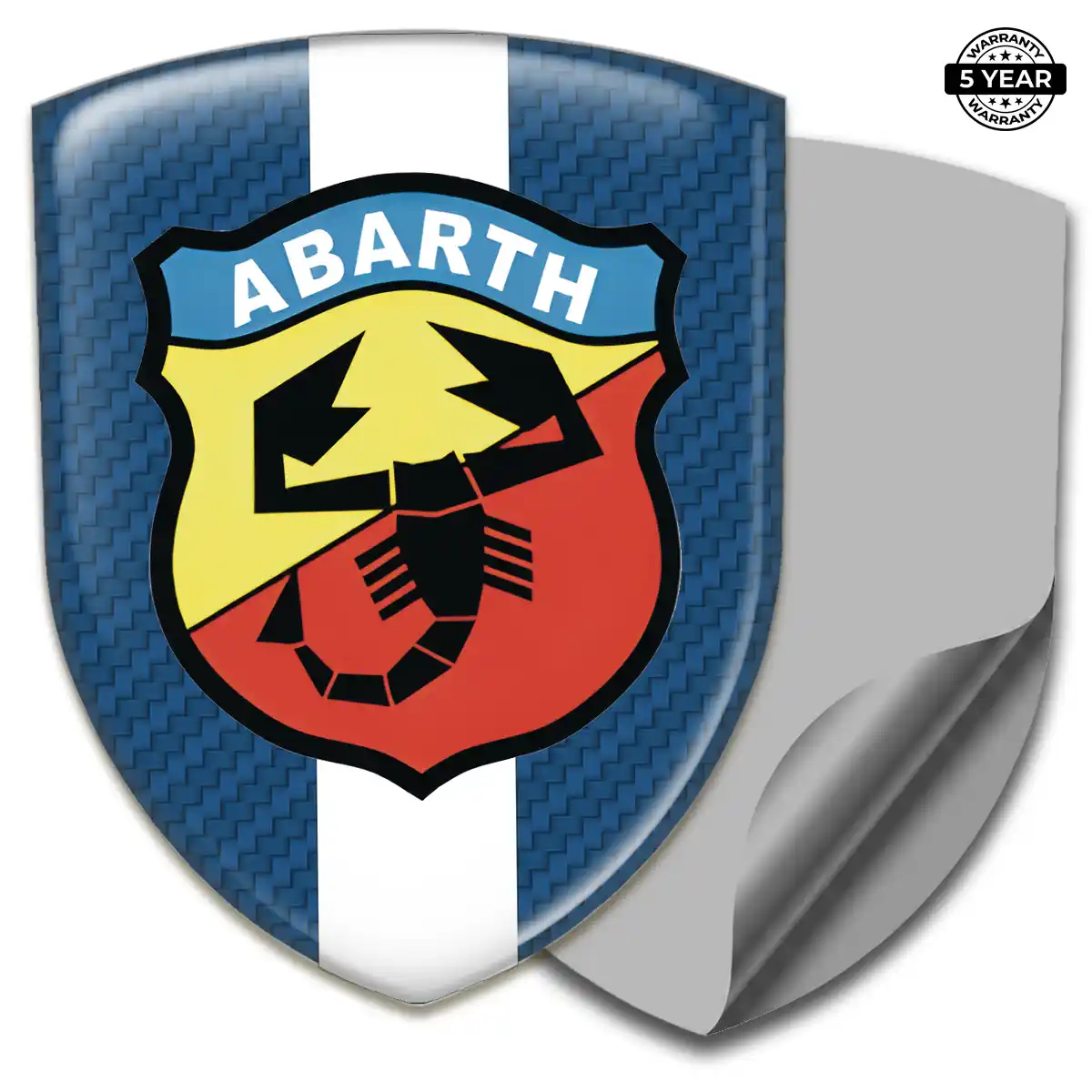 Abarth 3D Badge Sticker Prime Quality