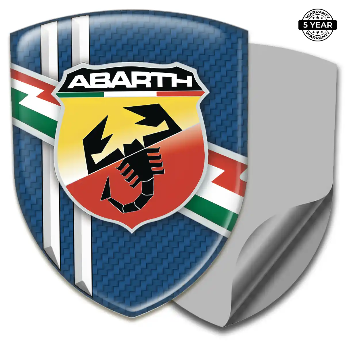 Abarth 3D Badge Sticker Superior Craft