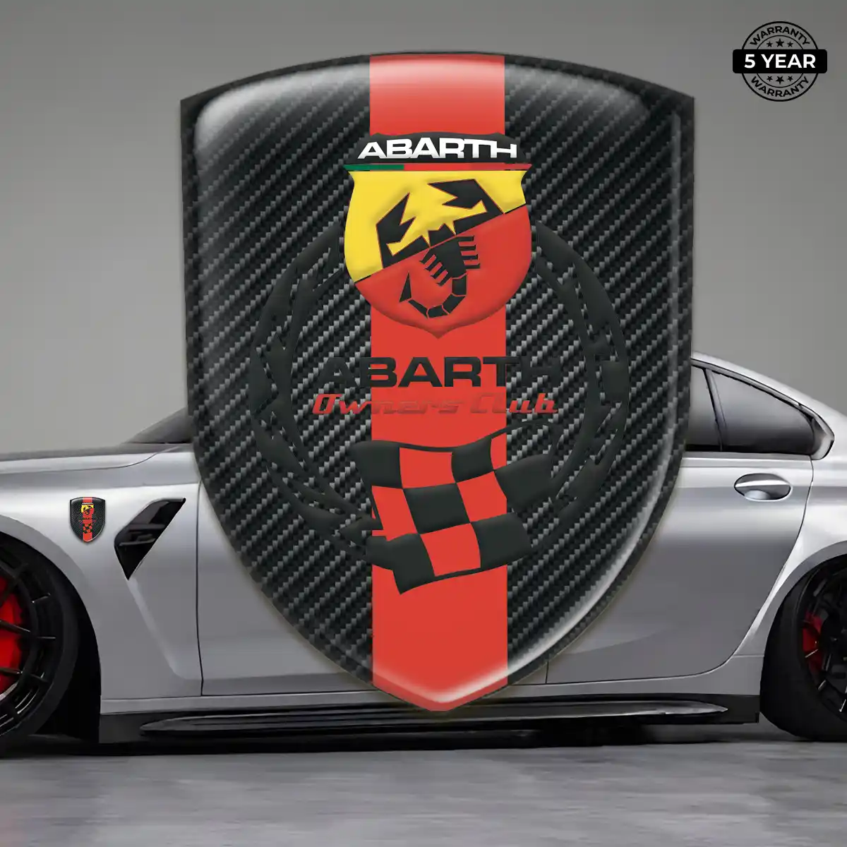 Abarth 3D Domed Sticker Deluxe Edition