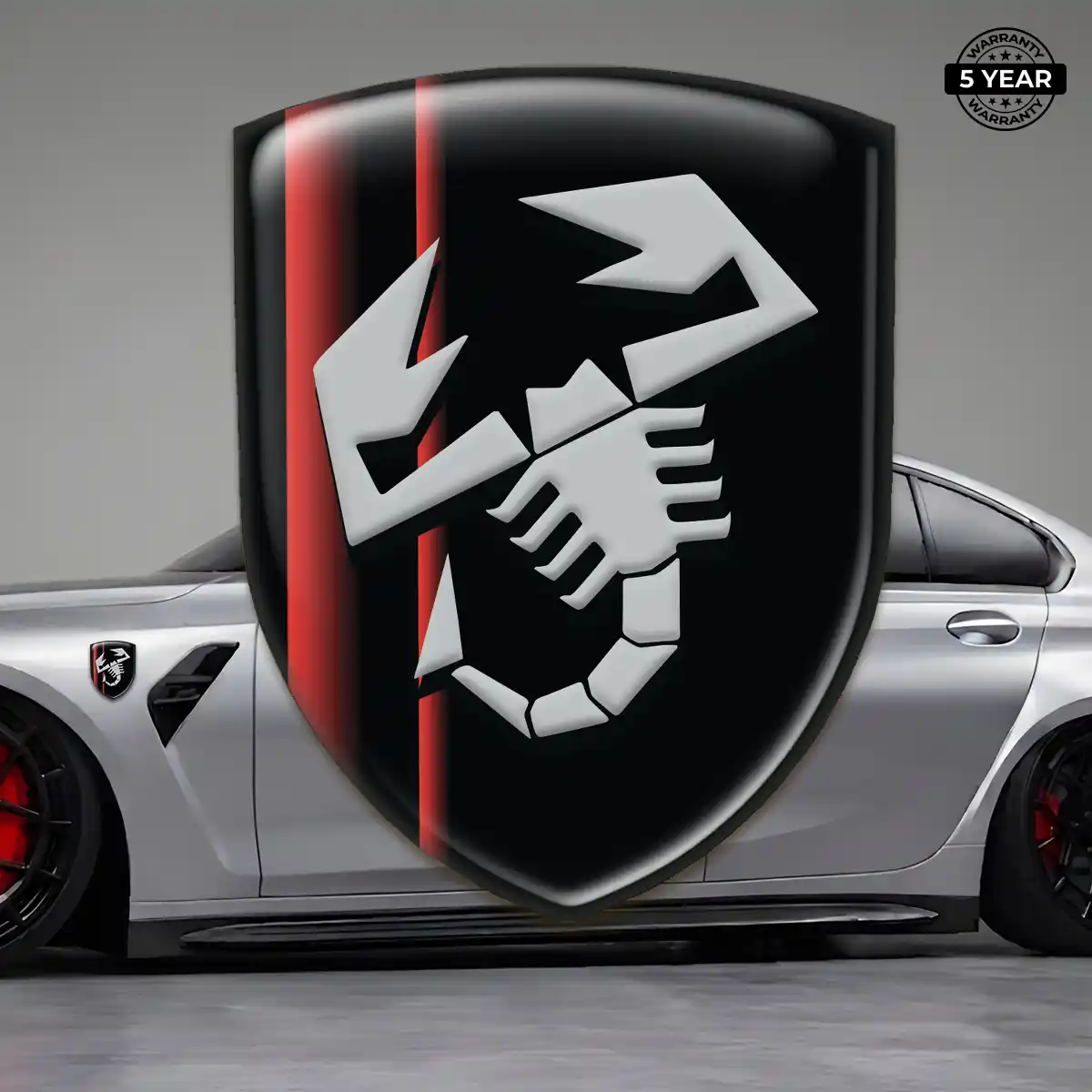 Abarth 3D Domed Sticker Noble Edition