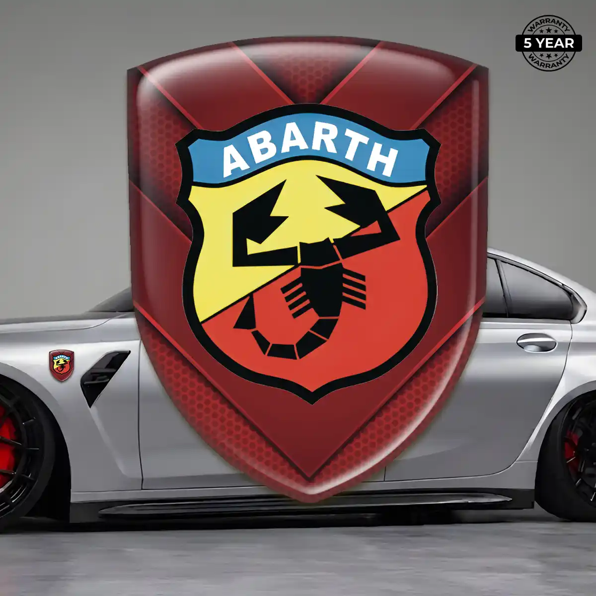 Abarth 3D Domed Sticker Opulent Line